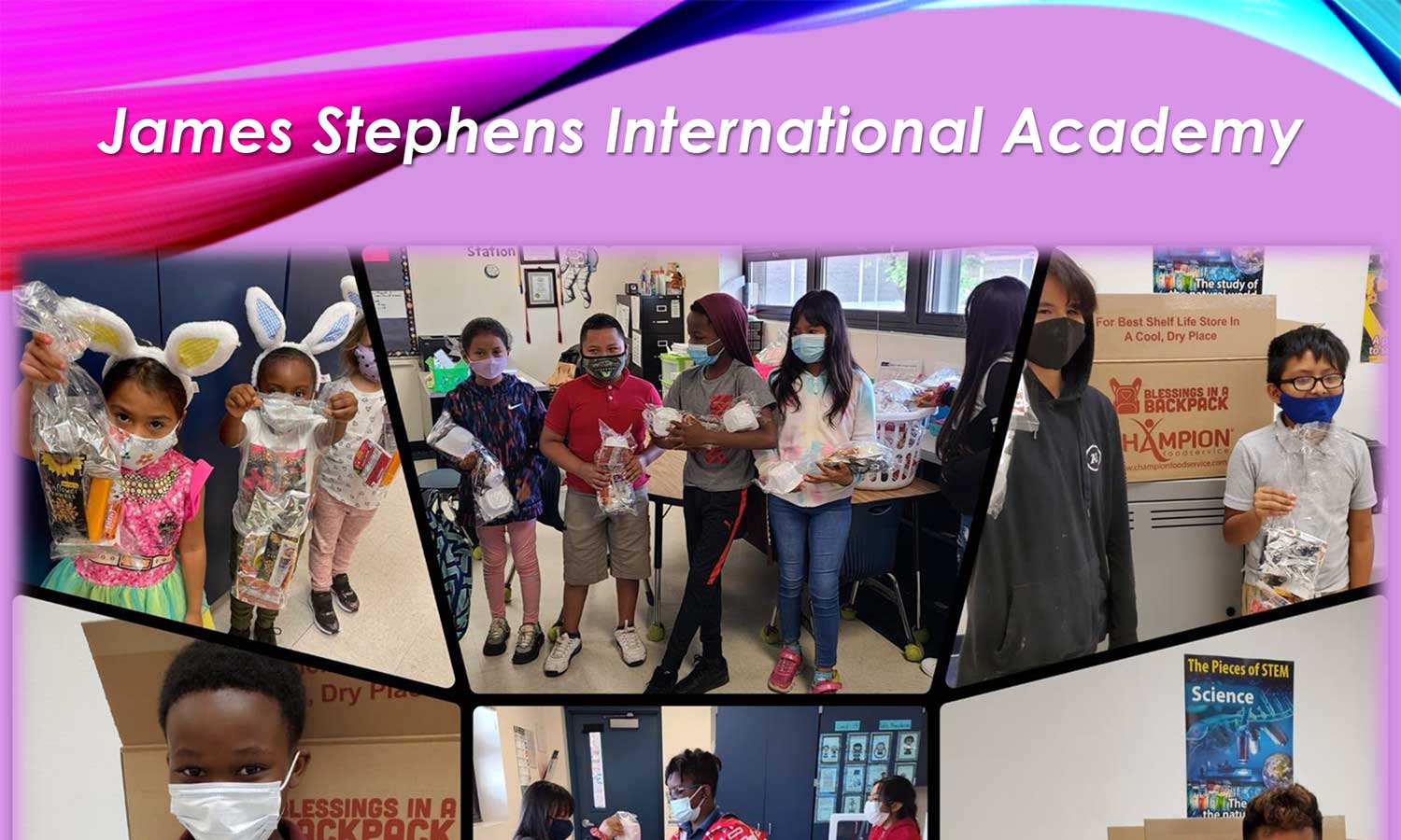 James Stephens International Academy Says Thank You