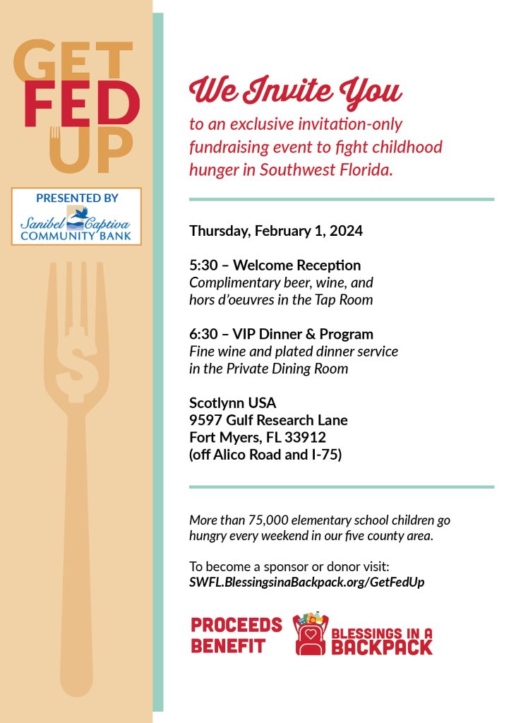 Get Fed Up Event Invitation